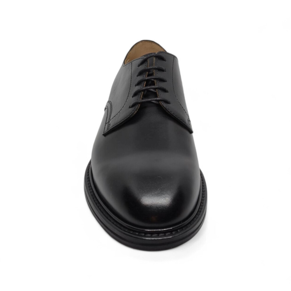 Pantofi Derby 85205 P0 negri 205