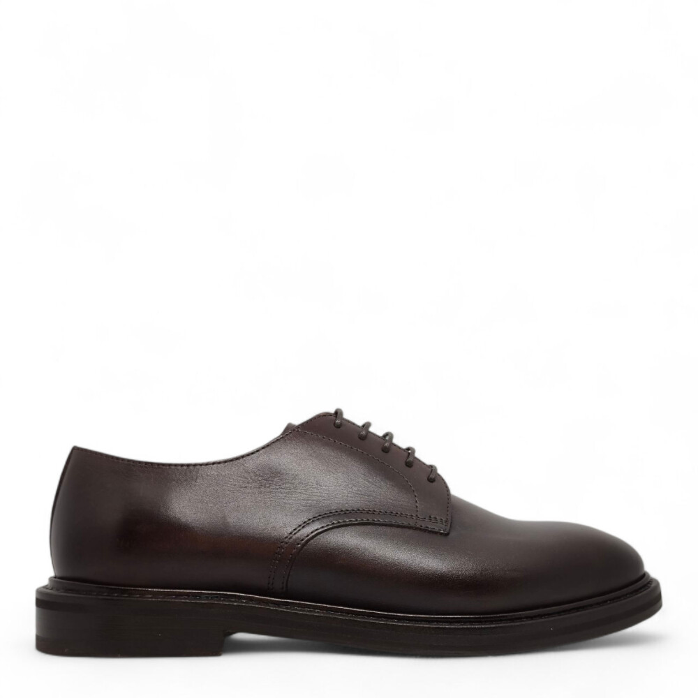 Pantofi Derby 85205 P1 maro 205