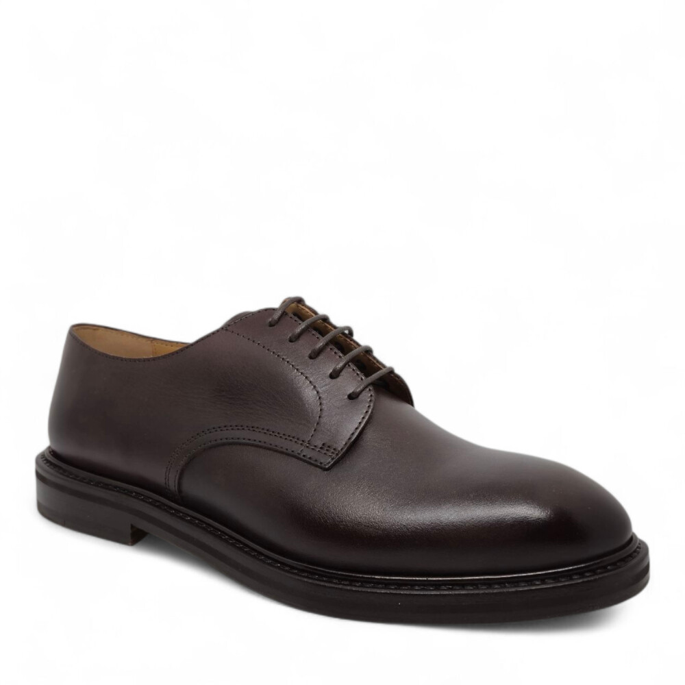 Pantofi Derby 85205 P1 maro 205