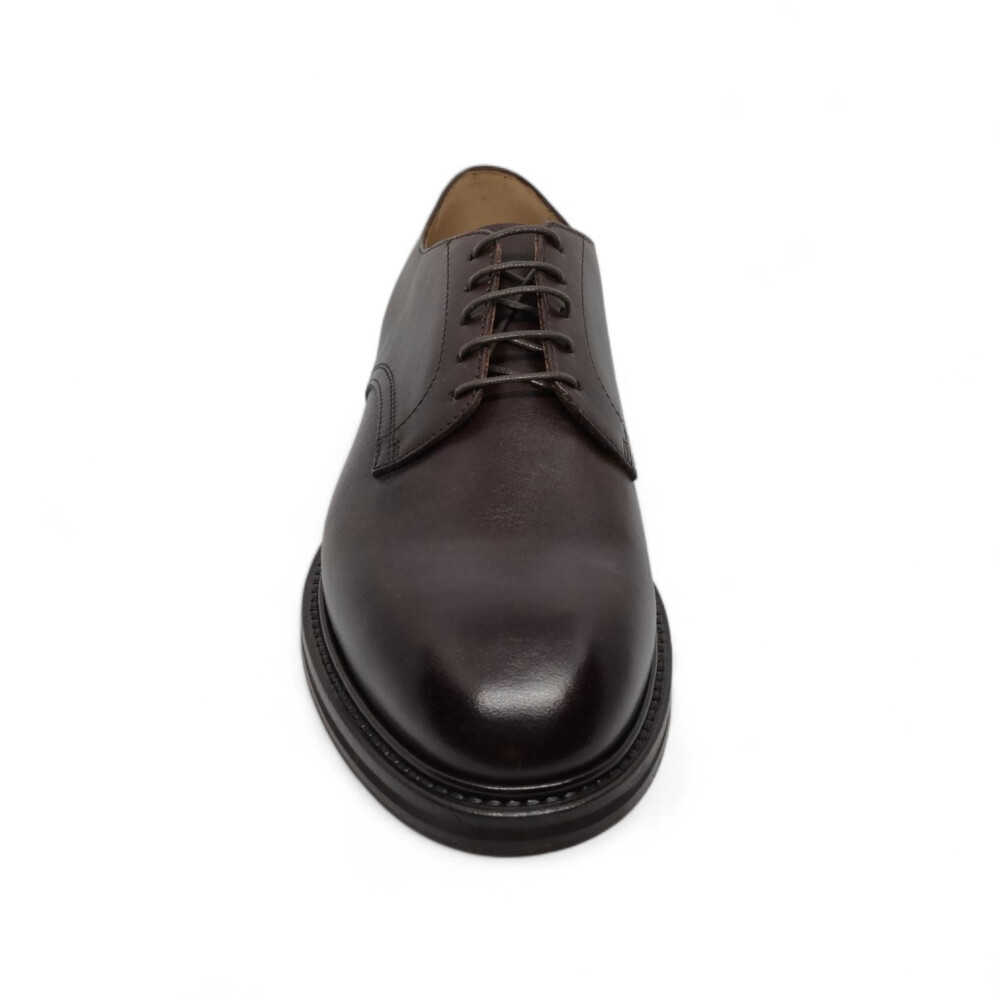 Pantofi Derby 85205 P1 maro 205