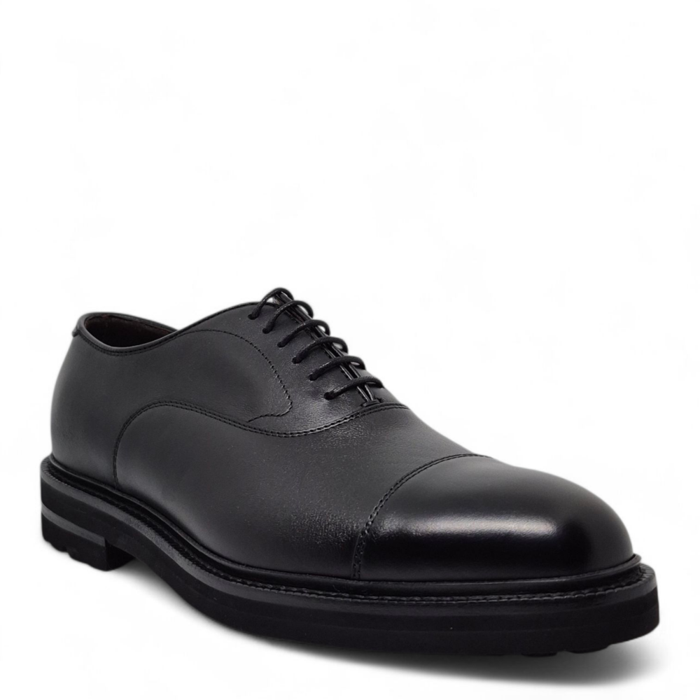 Pantofi Derby 81300 V11 negri 205