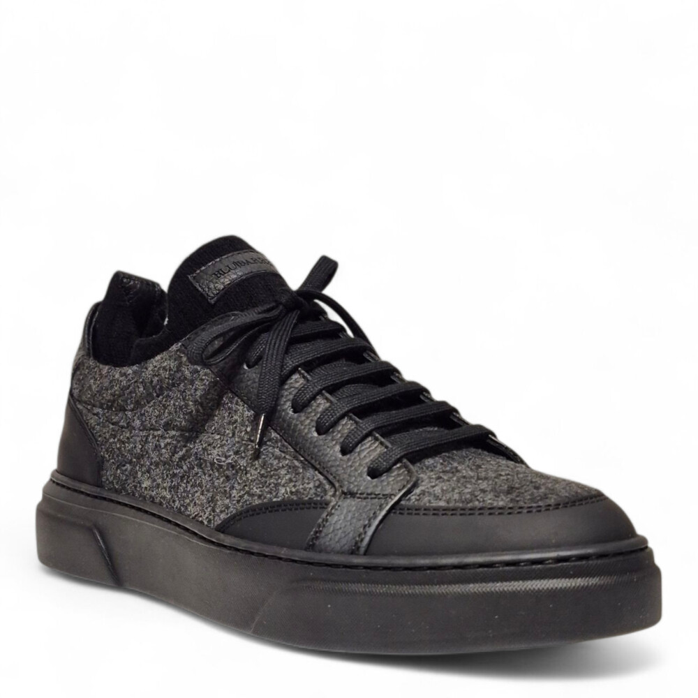 Sneakers negri Phan-13248 cu siret 205