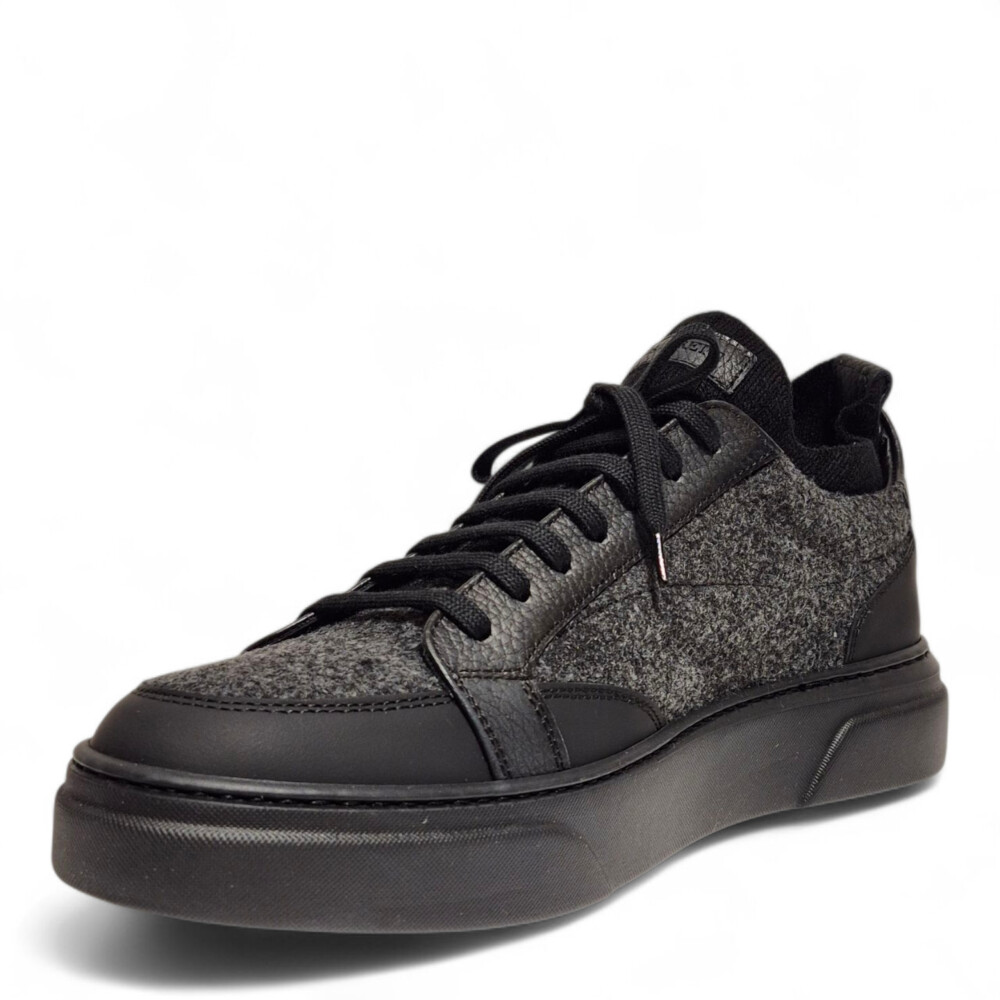 Sneakers negri Phan-13248 cu siret 205
