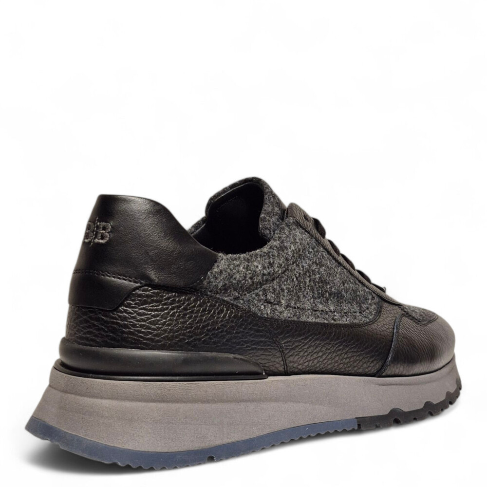 Sneakers negri G10-13806 cu siret 205