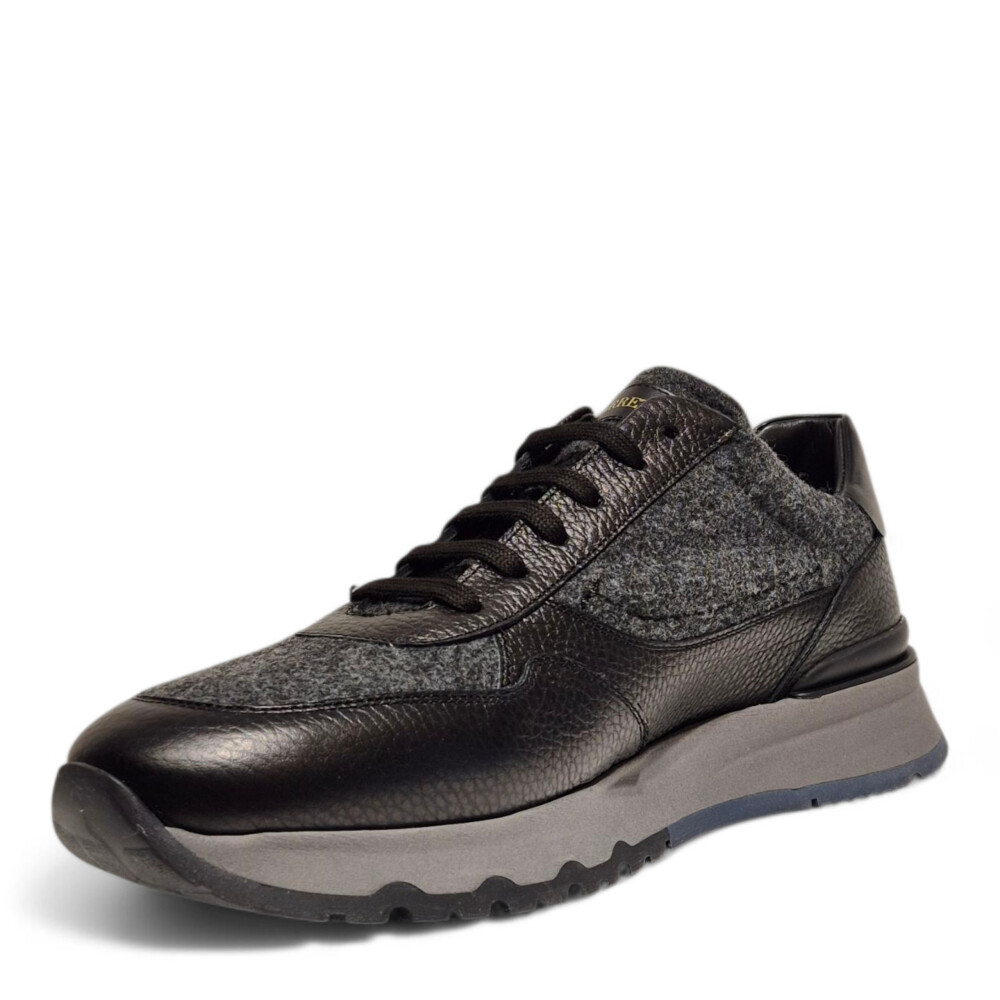 Sneakers negri G10-13806 cu siret 205