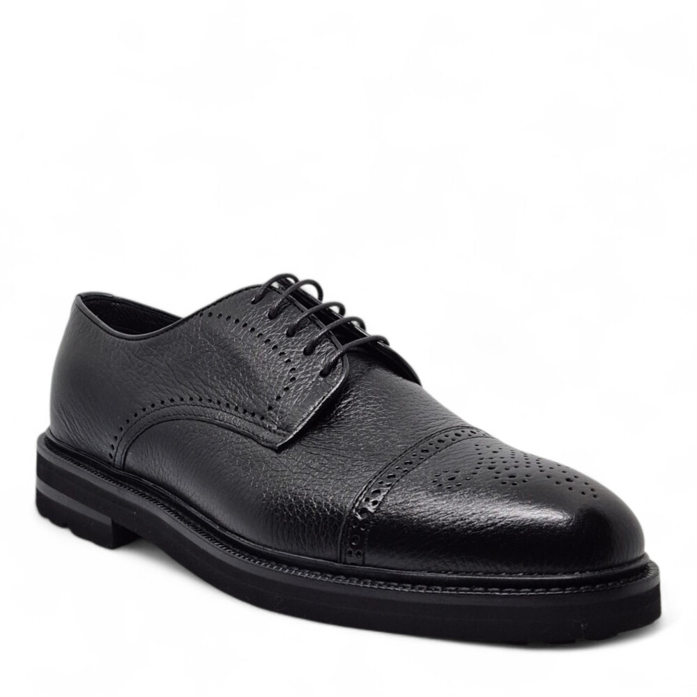 Pantofi Derby 82218 negri 205
