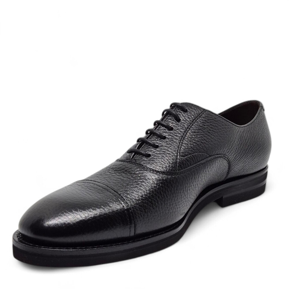 Pantofi Oxford 82302 C1 negri 205