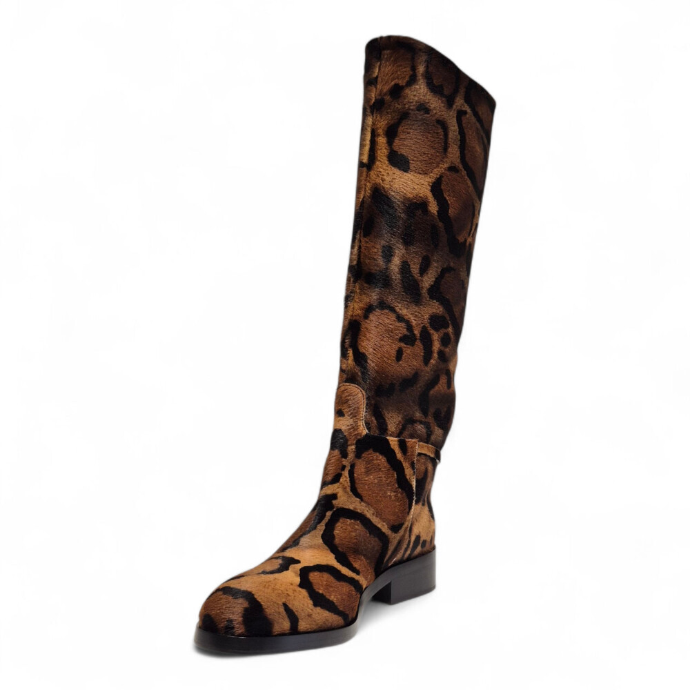 Cizme Charlotte print leopard 205