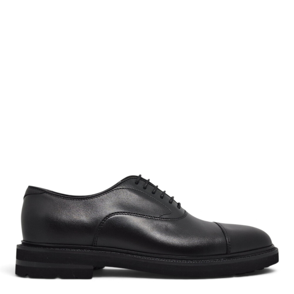 Pantofi Oxford 81300 negri V15 202