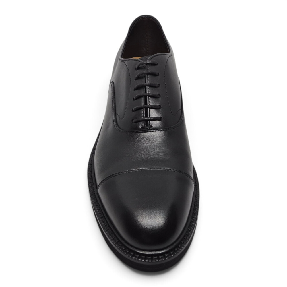 Pantofi Oxford 81300 negri V15 202