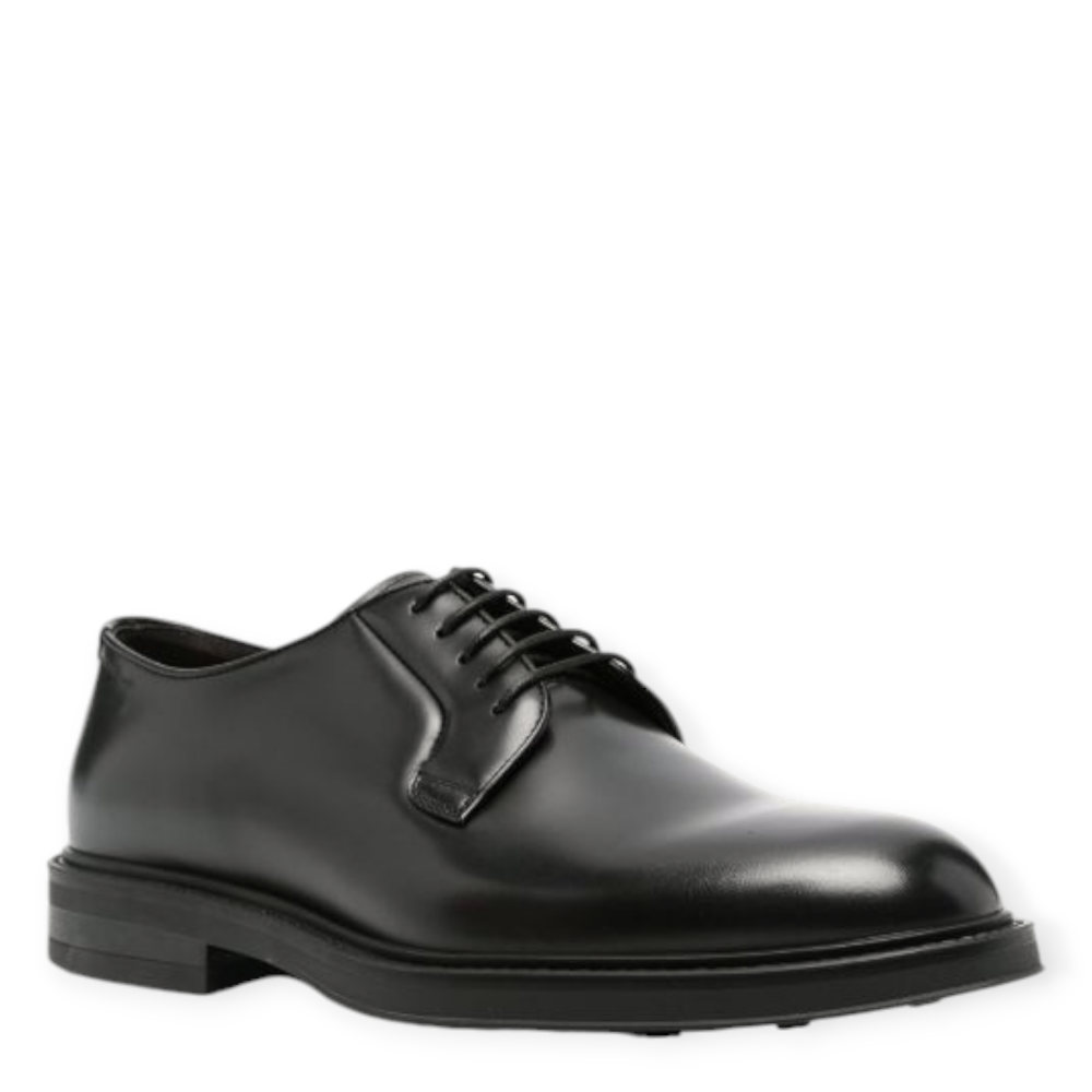 Pantofi Derby negri 82200