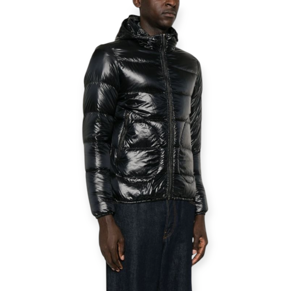 Jacheta de puf matlasata neagra