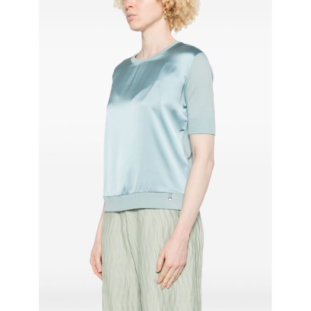 Tricou bleu cu panouri 105