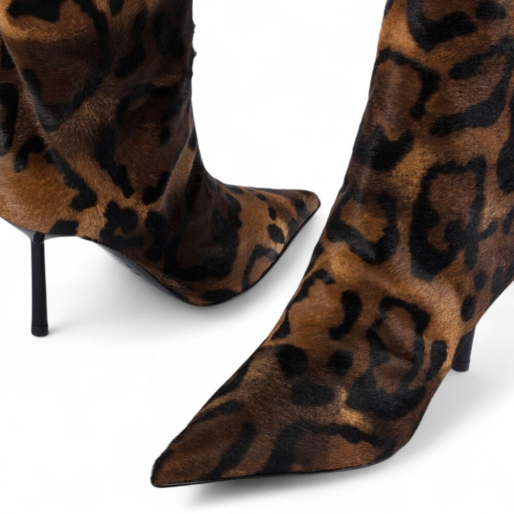 Cizme Bella print leopard 205