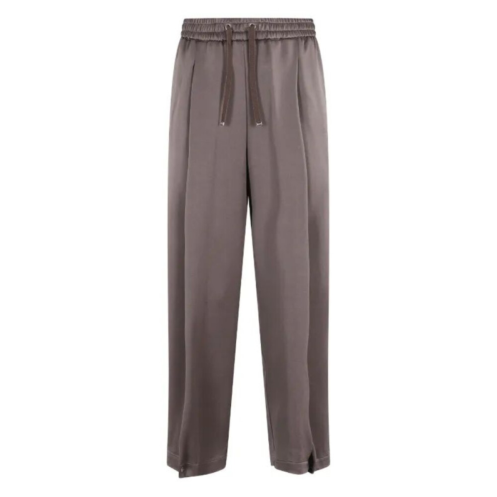 Pantaloni pantaloni cu pense și șnur de strângere 105