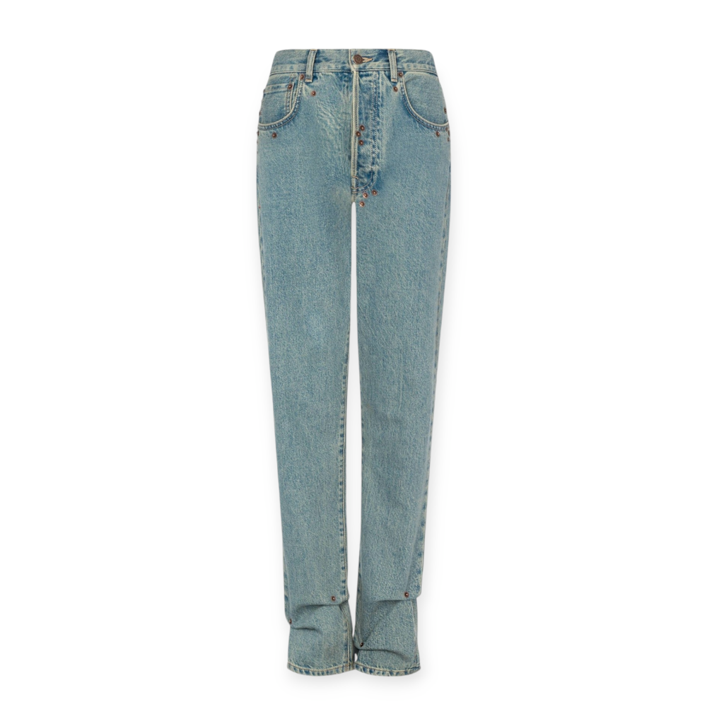 Pantaloni din denim bleu