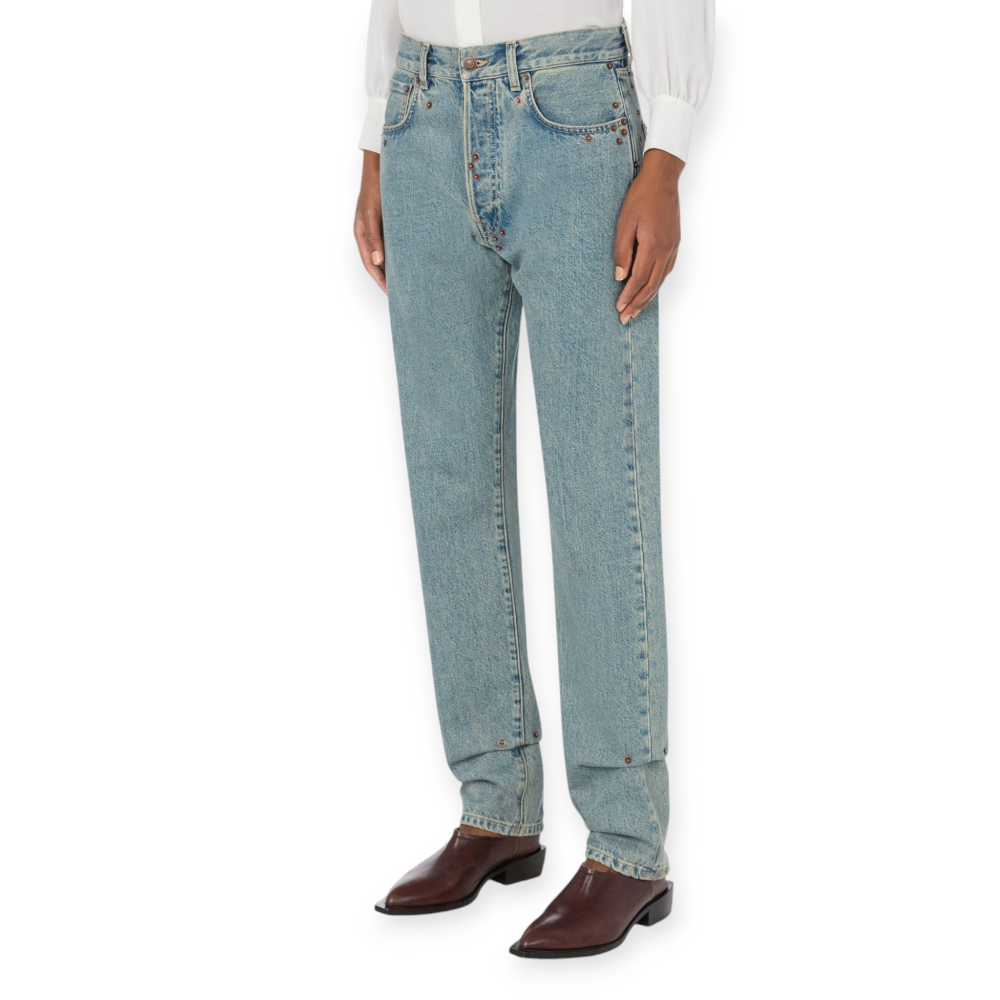 Pantaloni din denim bleu