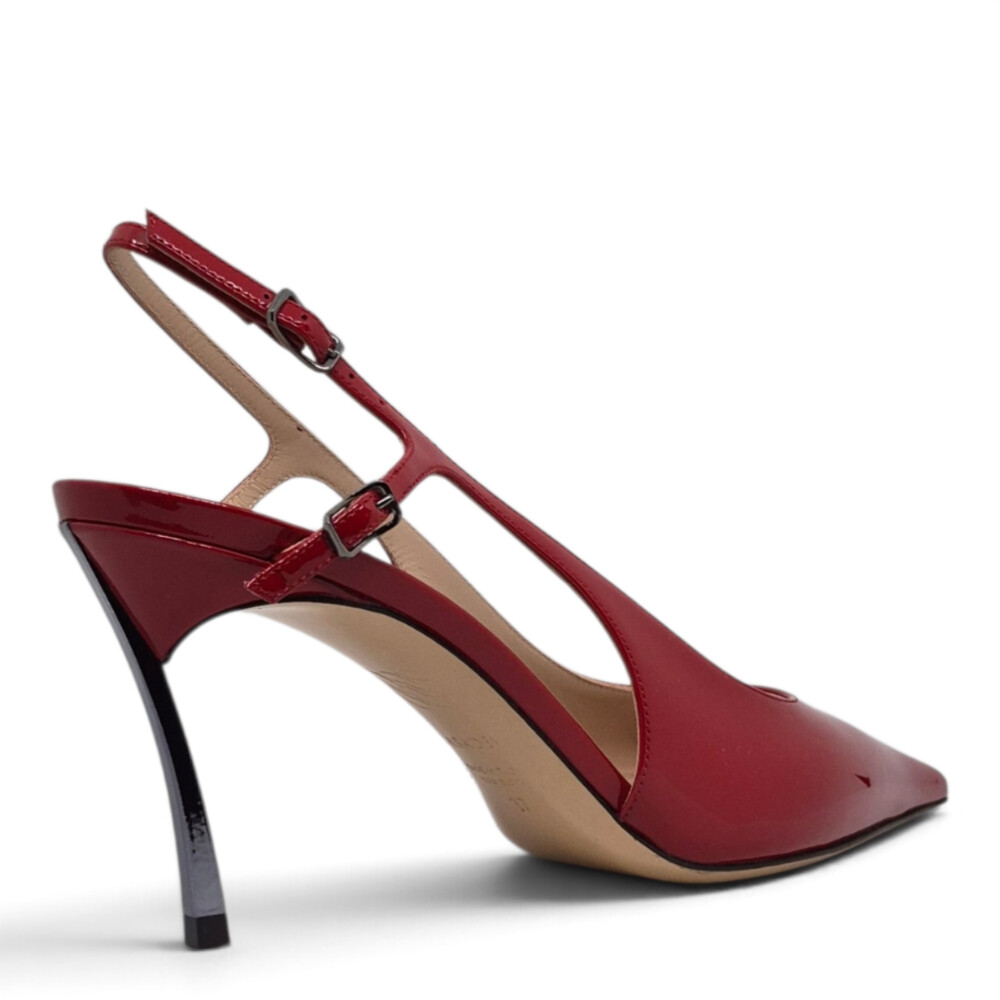 Pantofi slingback rosii Samurai Julia 102