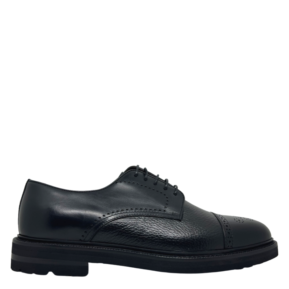Pantofi Derby negrii 1N