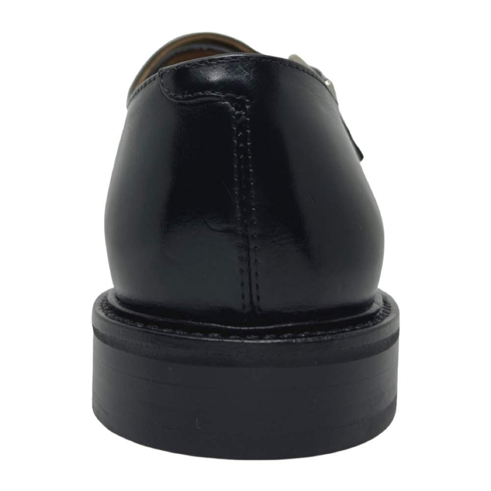Loafers negrii cu catarame