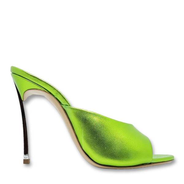 Sandale Blade verde metalizat 
