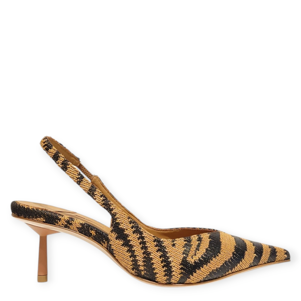 Pantofi Vivienne  Slingback din rafie 105