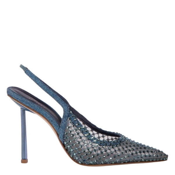 Pantofi Gilda slingback Denim