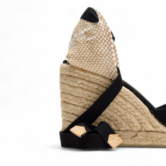 Sandale negre Carina 8/001 105