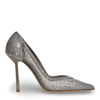 Pantofi Nicole argintii 102