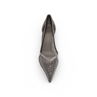 Pantofi Nicole argintii 102