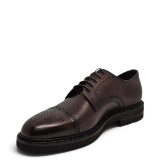 Pantofi Derby 82218 PV maro 202