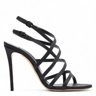 Sandale Julia Satin Cage  negre 105