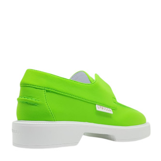 Loafers Yacht verde neon