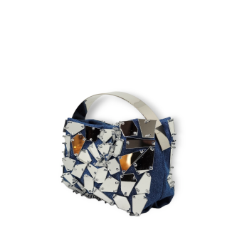 Geanta Tay Denim Glass