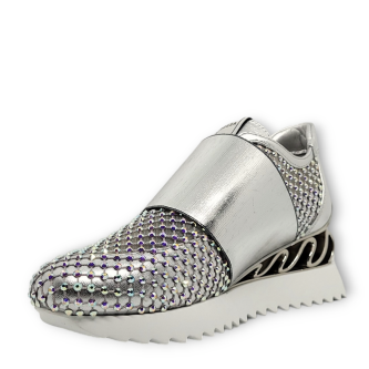 Sneakers Gilda Running argintii