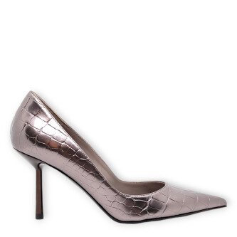 Pantofi Bella bronz animal print
