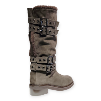 Cizme din piele intoarsa FW24