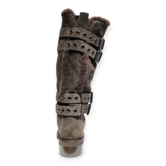 Cizme din piele intoarsa FW24