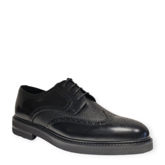 Pantofi Derby negri 82216