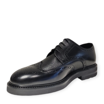 Pantofi Derby negri 82216