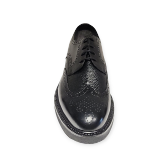 Pantofi Derby negri 82216