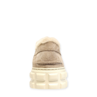 Loafers CC bej 204 din piele intoarsa