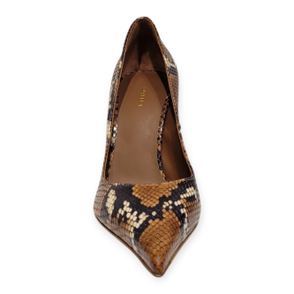 Pantofi Bella print piton 101