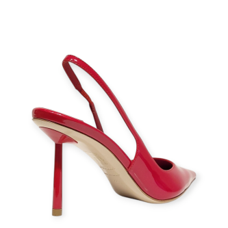 Pantofi Bella Slingback din piele rosie lacuita 25
