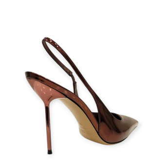 Pantofi slingback Lidia bronz  25