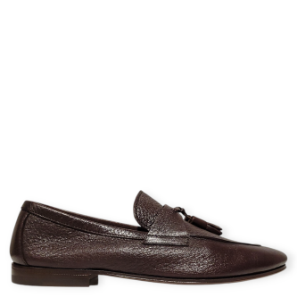 Loafers Ischia maro din piele naturala 105