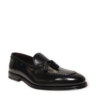 Loafers 72407 negru din piele naturala 105