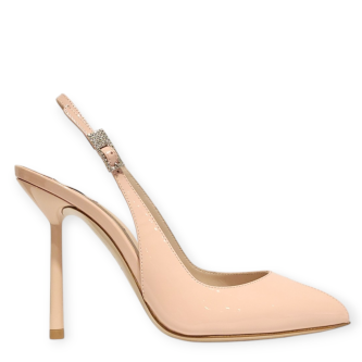 Pantofi Clivage slingback nude cu decupaj 105