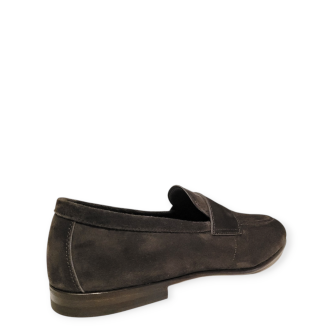 Loafers khaki 75401 din piele intoarsa maro 105