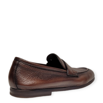 Loafers maro din  piele naturală  221U021 105